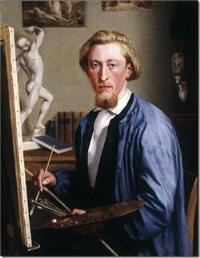 Portrait of Carl Ludwig Jessen: Self-portrait